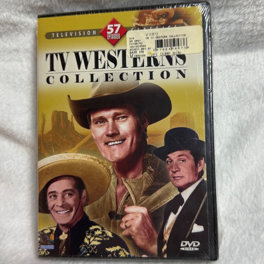 Mill Creek TV Westerns Collection 57 Episodes 4-Disc DVD New Sealed
